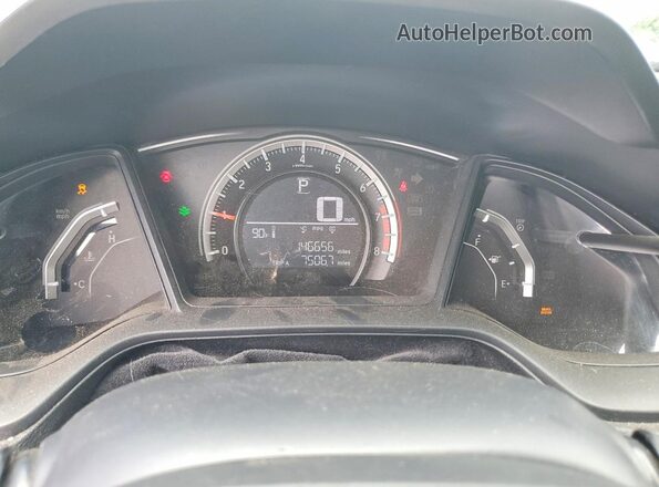 2HGFC2F52GH511703 2016 HONDA CIVIC Black ხელსაწყოთა პანელის ხედი