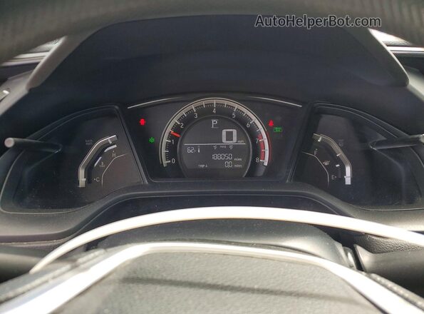 2HGFC2F53GH503125 2016 HONDA CIVIC Black ხელსაწყოთა პანელის ხედი