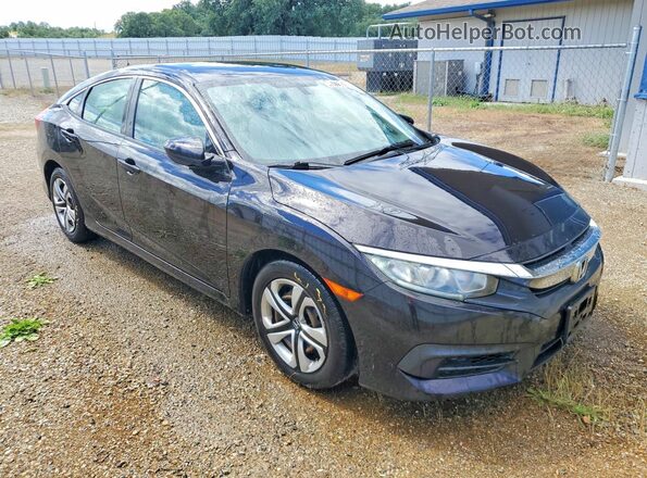 2HGFC2F53GH503125 2016 HONDA CIVIC Black წინა მარჯვენა