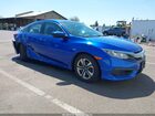 2016 Honda Civic Lx Blue vin: 2HGFC2F53GH550378
