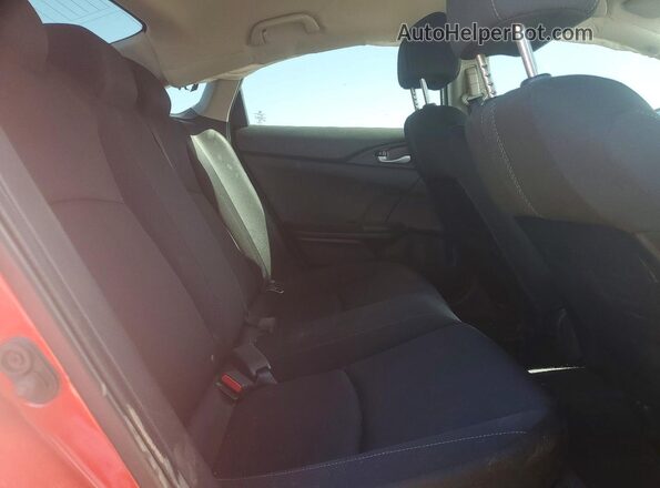 2HGFC2F53JH519283 2018 HONDA CIVIC Red Вид задніх сидінь