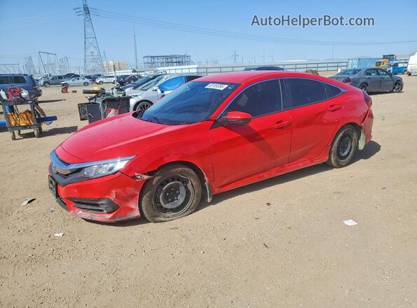2HGFC2F53JH519283 2018 HONDA CIVIC Red Передня ліва чверть