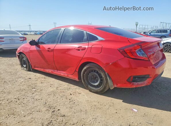 2HGFC2F53JH519283 2018 HONDA CIVIC Red Задня ліва чверть