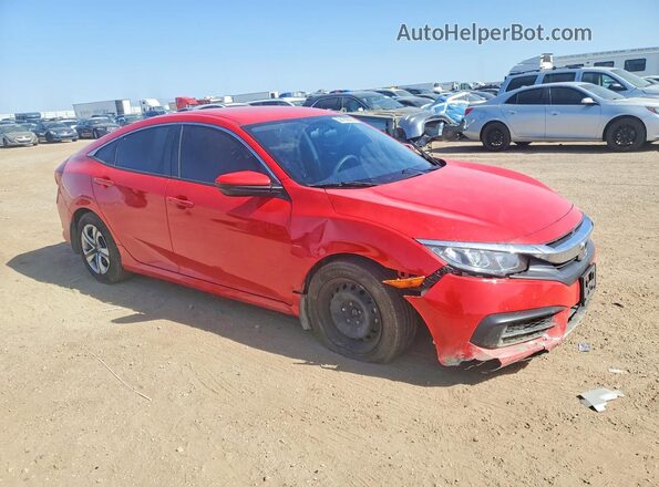 2HGFC2F53JH519283 2018 HONDA CIVIC Red Передня права чверть