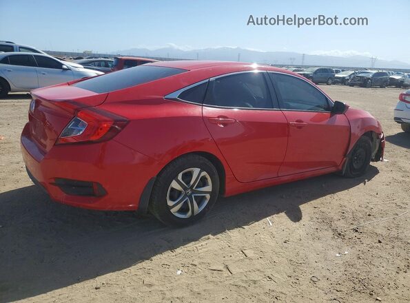 2HGFC2F53JH519283 2018 HONDA CIVIC Red Задня права чверть