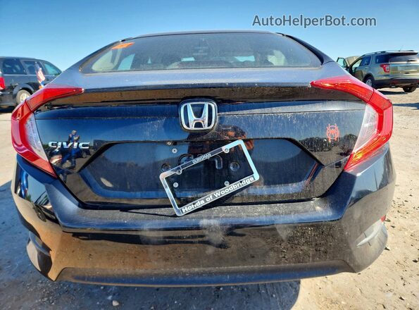 2HGFC2F53JH521616 2018 HONDA CIVIC Черный Вид сзади