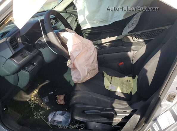 2HGFC2F53JH557256 2018 HONDA CIVIC Silver Widok wnętrza z przodu
