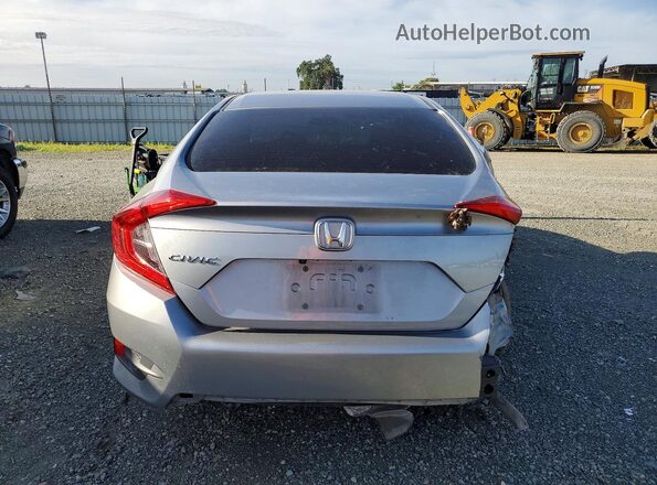 2HGFC2F53JH557256 2018 HONDA CIVIC Silver Widok z tyłu