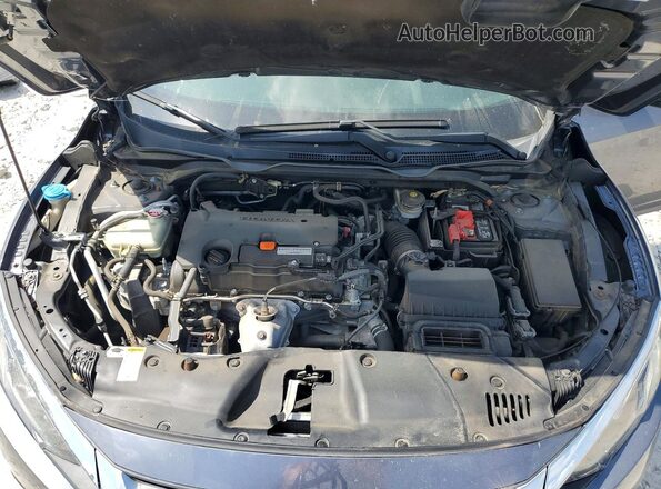 2HGFC2F53JH570976 2018 HONDA CIVIC Gray უკანა სალონის ხედი