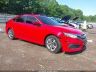 2017 Honda Civic Lx Red vin: 2HGFC2F54HH530027