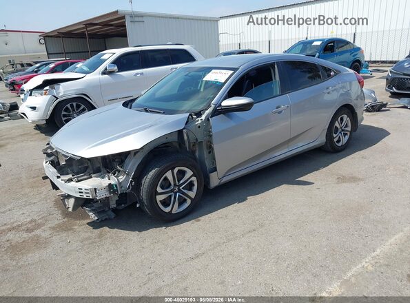 2HGFC2F54HH545952 2017 HONDA CIVIC Серый Передняя левая четверть