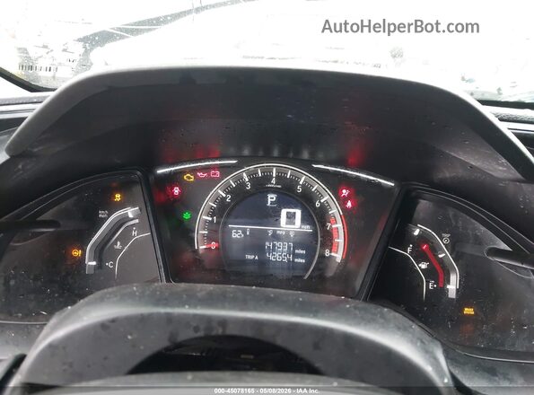 2HGFC2F54HH552299 2017 HONDA CIVIC Серый Вид задних сидений