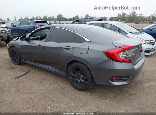 2HGFC2F54HH552299 2017 HONDA CIVIC Серый Задняя левая четверть