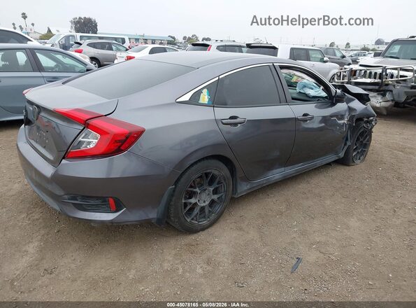 2HGFC2F54HH552299 2017 HONDA CIVIC Серый Задняя правая четверть