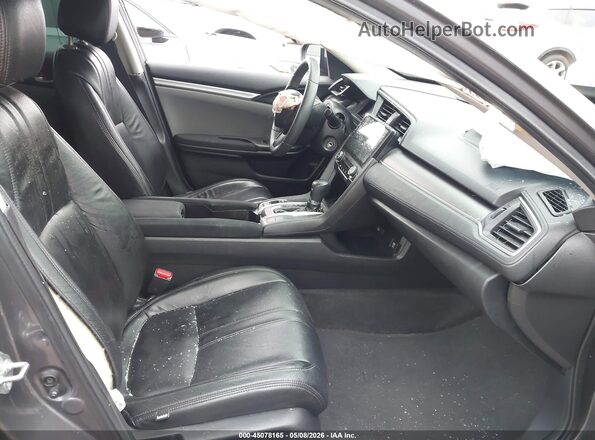 2HGFC2F54HH552299 2017 HONDA CIVIC Серый Вид салона спереди