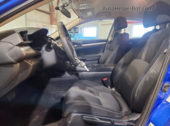2HGFC2F54HH557521 2017 HONDA CIVIC Blue Вид салону спереду