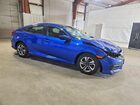 2017 Honda Civic Lx Blue vin: 2HGFC2F54HH557521