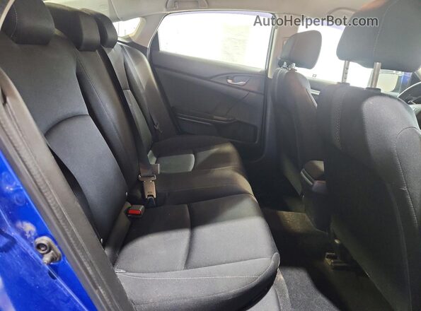 2HGFC2F54HH557521 2017 HONDA CIVIC Blue Вид задніх сидінь