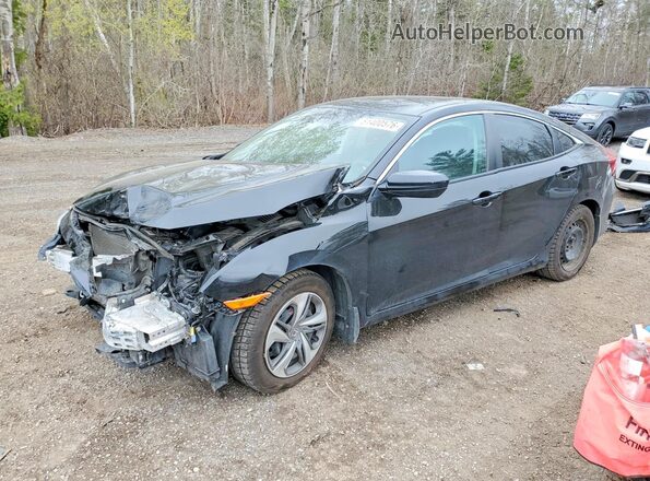 2HGFC2F54LH034105 2020 HONDA CIVIC Black Przód lewy