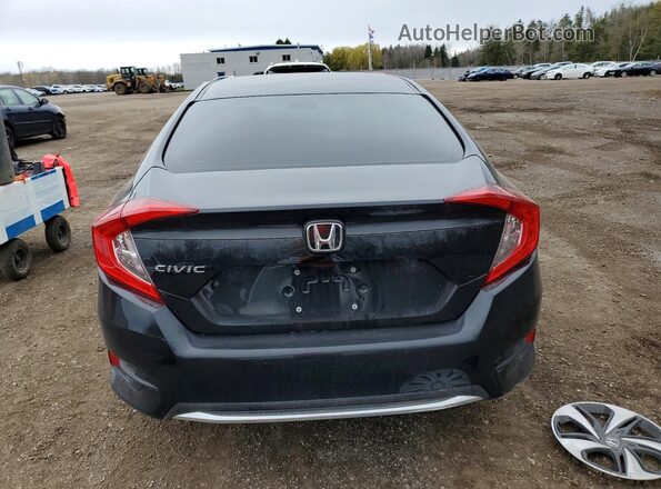 2HGFC2F54LH034105 2020 HONDA CIVIC Black Widok z tyłu