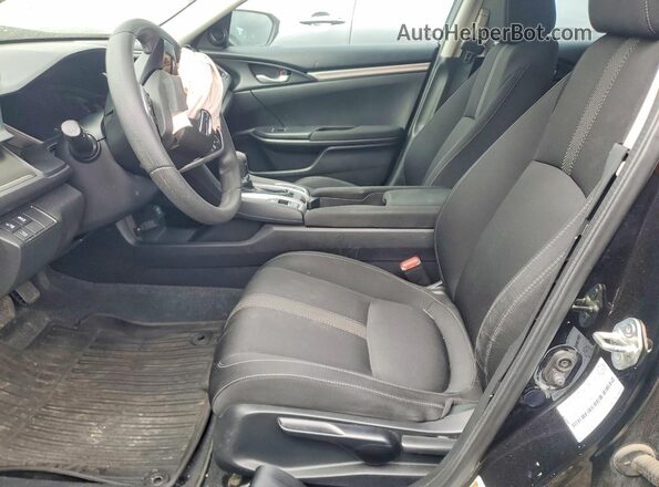2HGFC2F54LH034105 2020 HONDA CIVIC Black Widok wnętrza z przodu