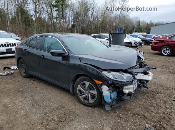 2HGFC2F54LH034105 2020 HONDA CIVIC Black Przód prawy