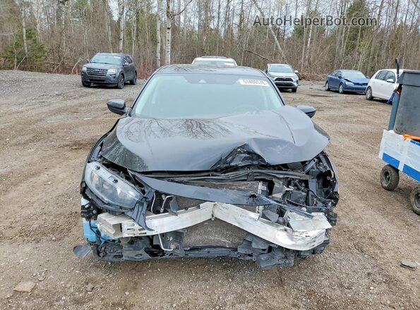 2HGFC2F54LH034105 2020 HONDA CIVIC Black Widok z przodu