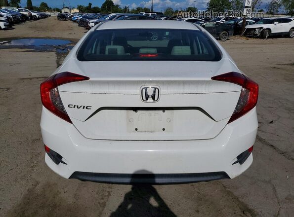 2HGFC2F55GH533811 2016 HONDA CIVIC White Widok z tyłu