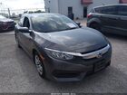2017 Honda Civic Lx Gray vin: 2HGFC2F55HH501846