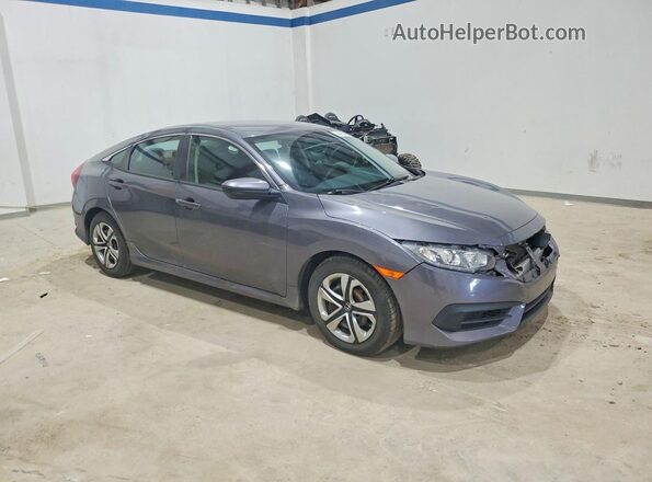 2HGFC2F55HH513883 2017 HONDA CIVIC Серый Передняя правая четверть