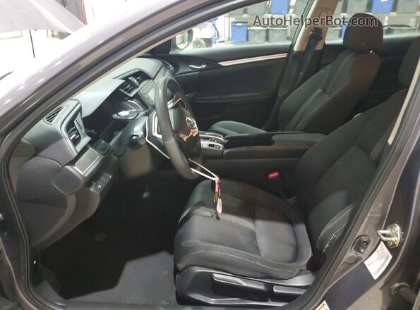 2HGFC2F55HH513883 2017 HONDA CIVIC Серый Вид салона спереди