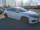 2017 Honda Civic Lx White vin: 2HGFC2F55HH520137