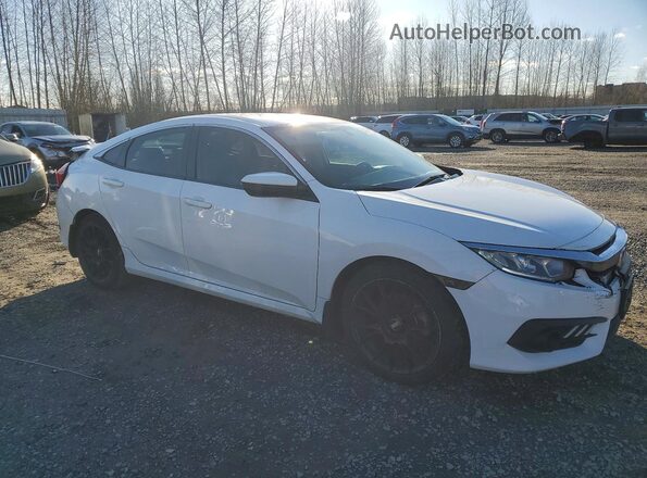 2HGFC2F55HH520137 2017 HONDA CIVIC White Delantero derecho
