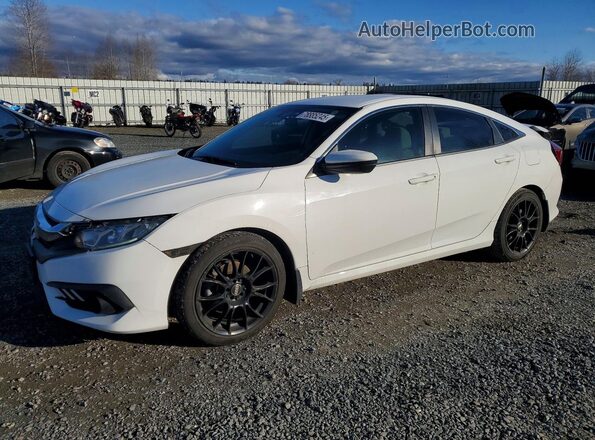 2HGFC2F55HH520137 2017 HONDA CIVIC White Vista tres cuartos delantera izquierda
