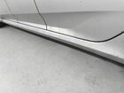2018 Honda Civic Lx Silver vin: 2HGFC2F55JH546596 Damage: Left Rocker Panel Molding, Heavy Scratch, 9 To 10 Inches