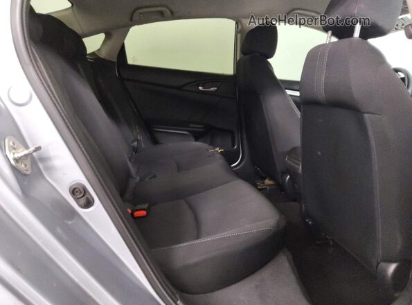 2HGFC2F55JH546596 2018 HONDA CIVIC Silver უკანა სავარძლების ხედი