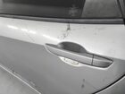 2018 Honda Civic Lx Silver vin: 2HGFC2F55JH546596 Damage: Left Rear Door, Heavy Scratch, 7 To 8 Inches