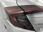 2018 Honda Civic Lx Silver vin: 2HGFC2F55JH546596 Damage: Left Tail Light, Broken, Replacement Required
