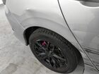 2018 Honda Civic Lx Silver vin: 2HGFC2F55JH546596 Damage: Right Qtr Panel, Dent(S) W/ Paint Dmg, 5 To 6 Inches