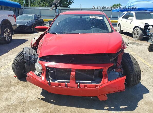 2HGFC2F55JH557792 2018 HONDA CIVIC Red Вид спереду
