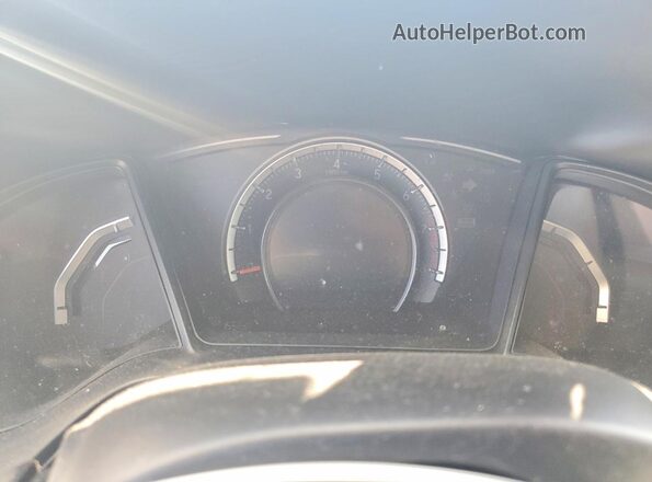 2HGFC2F55JH557792 2018 HONDA CIVIC Red Вид щитка приладів