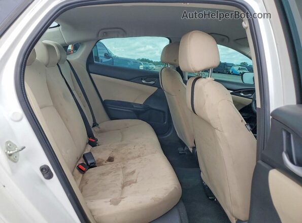 2HGFC2F55JH591795 2018 HONDA CIVIC Белый Вид задних сидений