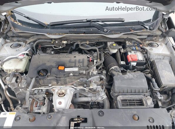 2HGFC2F55JH592803 2018 HONDA CIVIC Серебряный Вид сзади