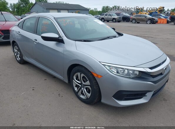 2HGFC2F55JH592803 2018 HONDA CIVIC Серебряный Передняя правая четверть