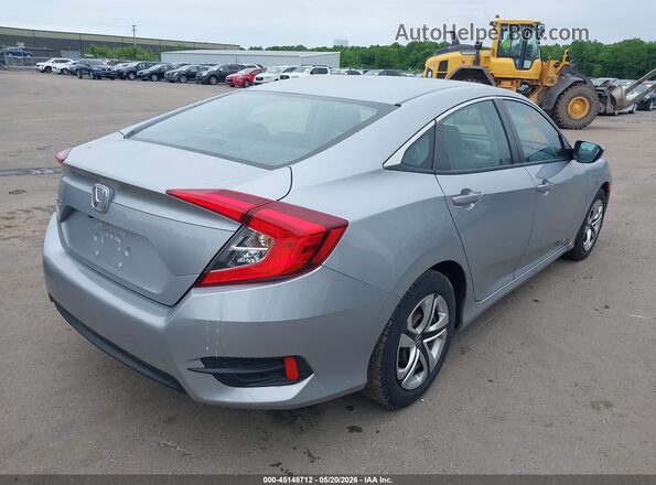 2HGFC2F55JH592803 2018 HONDA CIVIC Серебряный Задняя правая четверть