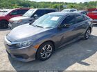 2018 Honda Civic Lx Gray vin: 2HGFC2F55JH609471