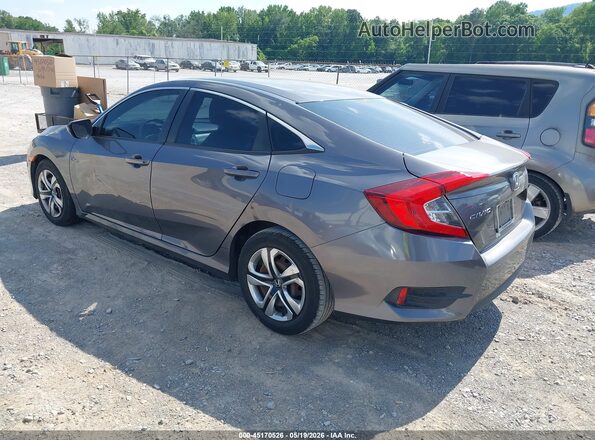2HGFC2F55JH609471 2018 HONDA CIVIC Gray Tył lewy