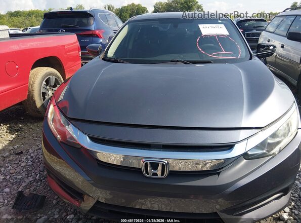 2HGFC2F55JH609471 2018 HONDA CIVIC Gray Widok zestawu wskaźników