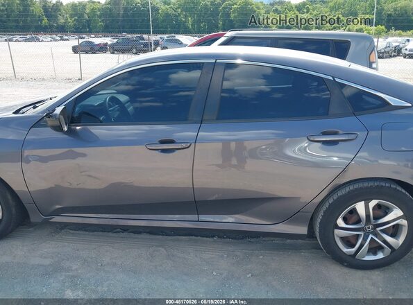 2HGFC2F55JH609471 2018 HONDA CIVIC Gray Widok wnętrza 360 stopni