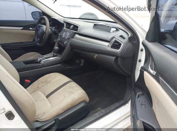 2HGFC2F56GH547832 2016 HONDA CIVIC Белый Вид салона спереди
